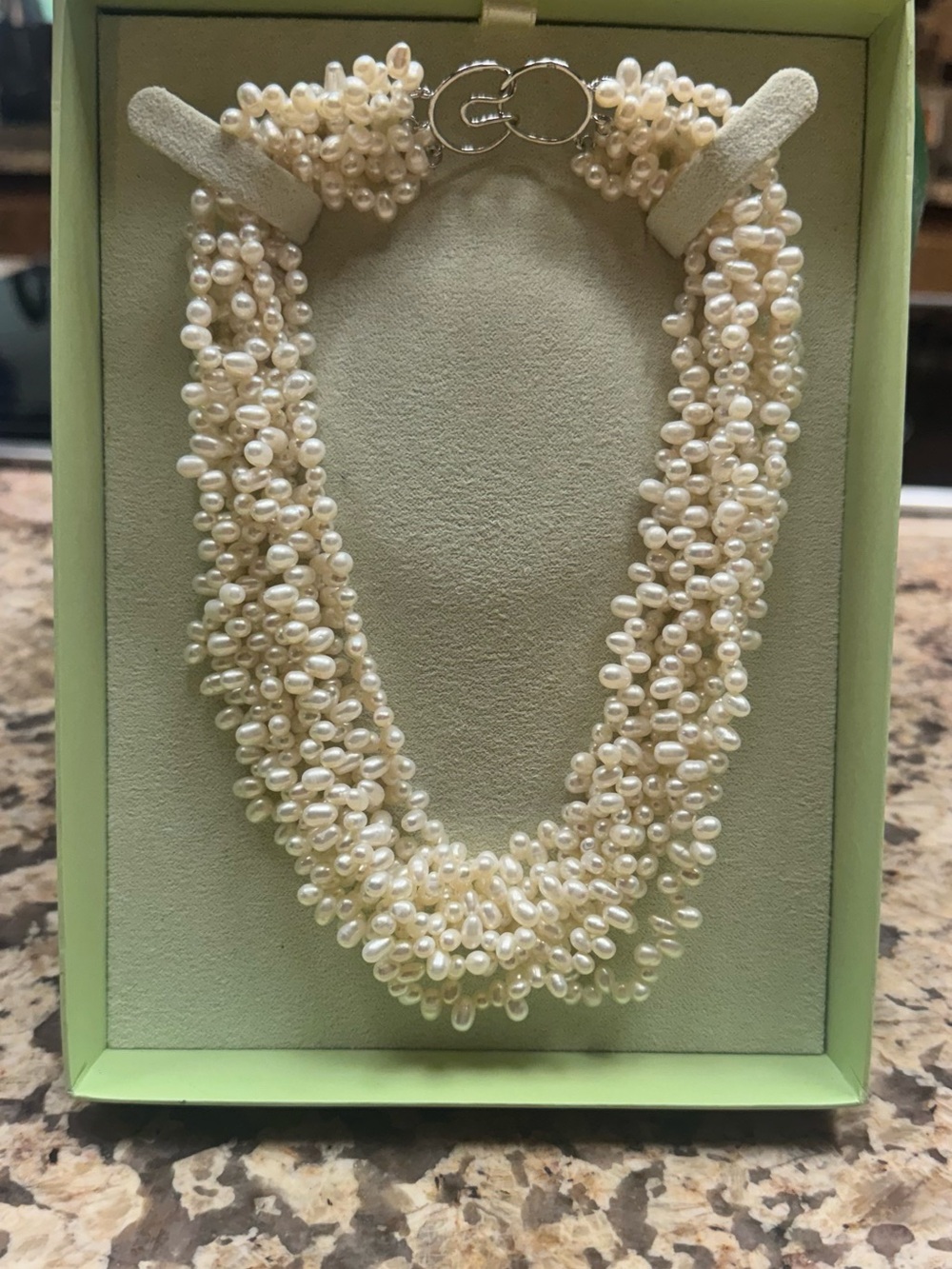 Ross-Simons Cream Multi-Strand Clustered Freshwater Pearl Necklace